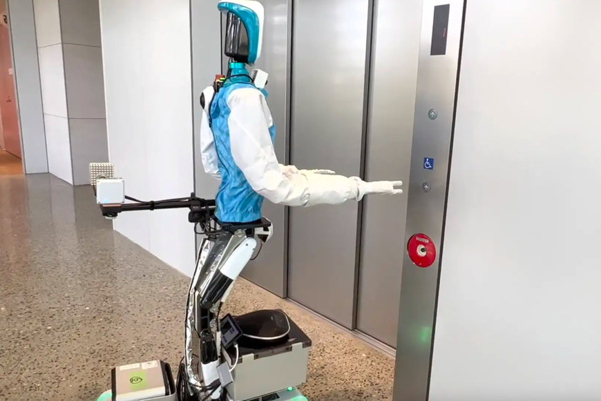 THK、ADAWARP、NTT西日本が人型ロボットの遠隔操作に成功